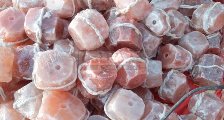 Natural-cut Himalayan salt rocks in RAS AL KHAIMAH ( Pink salt blocks for livestock )