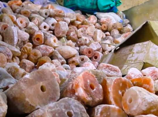 Natural salt licks for animal ( Salt licks for farm animals in UMM AL QUWAIN )