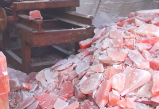 Natural mineral blocks for livestock ( Himalayan salt licks in RAS AL KHAIMAH )