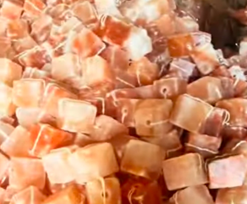 Durable salt blocks for livestock ( Pink rock salt for animals in UMM AL QUWAIN )