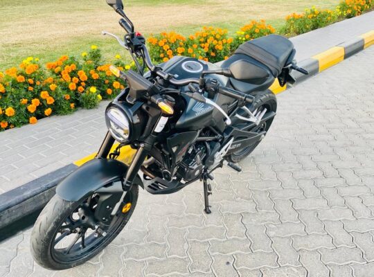 Honda CB300R 2022 (latest design) almost new, very low kms, purchased from Al Futtaim
