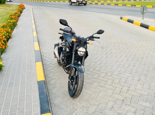 Honda CB300R 2022 (latest design) almost new, very low kms, purchased from Al Futtaim
