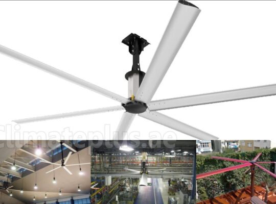 Industrial large fan HVLS UAE High-volume low-speed fans specialists