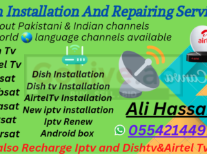 Dish tv Installations Dubai 0554214497