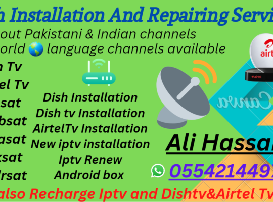 Dish tv Installations Dubai 0554214497