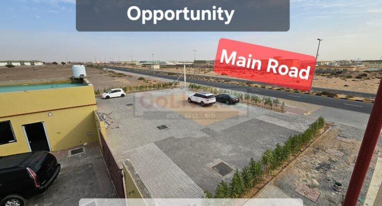 Commercial Project Mix Use for sale, 2 Warehouses Ready + G+1 Building Approved Land