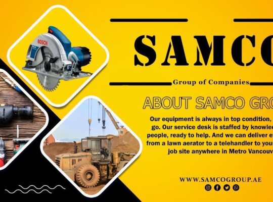 Leading Equipment rental agency in Dubai