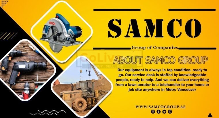 Leading Equipment rental agency in Dubai