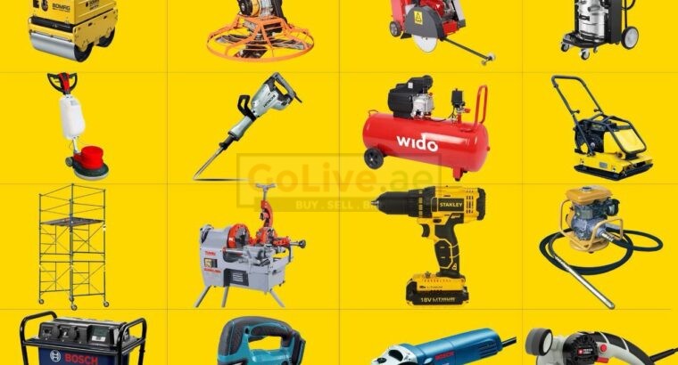 Leading Equipment rental agency in Dubai