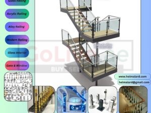 Staircase Glass Railings in Dubai – Balustrade Glass