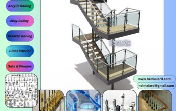 Staircase Glass Railings in Dubai – Balustrade Glass