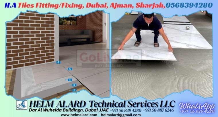 Tiles Fixing tiles fitting Contactor in ajman