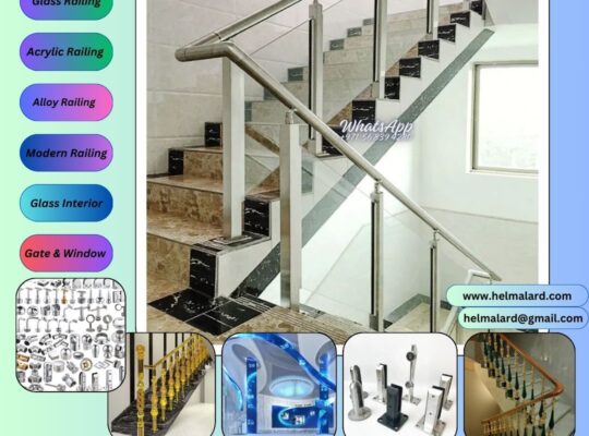 Staircase Glass Railings in Dubai – Balustrade Glass