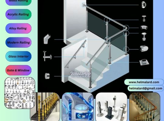 Staircase Glass Railings in Dubai – Balustrade Glass
