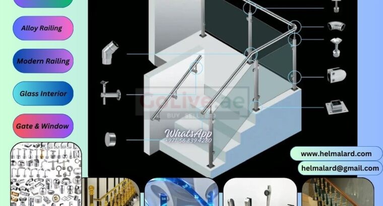 Staircase Glass Railings in Dubai – Balustrade Glass
