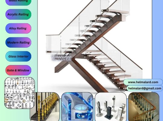 Staircase Glass Railings in Dubai – Balustrade Glass