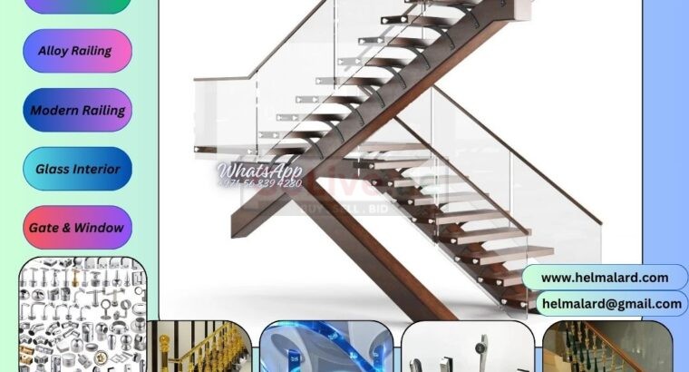 Staircase Glass Railings in Dubai – Balustrade Glass