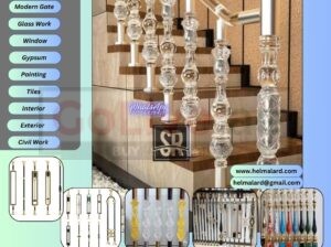 Acrylic Staircase Railing Company in UAE