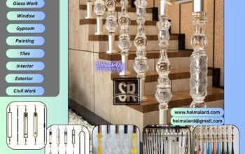 Acrylic Staircase Railing Company in UAE