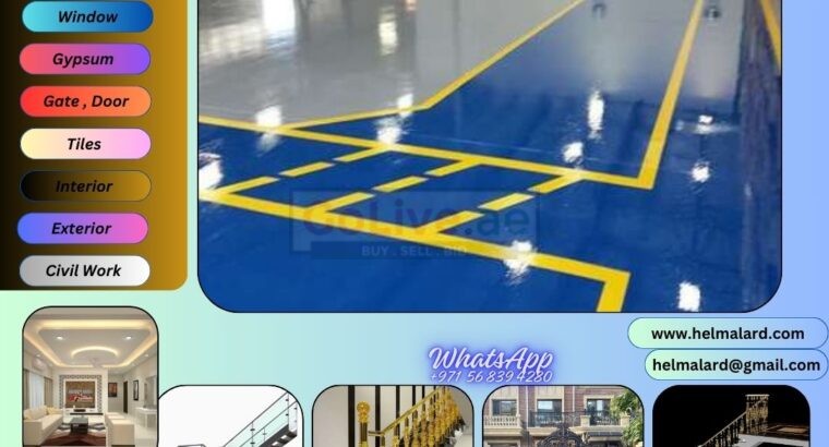 Epoxy Floor Painting work in Ajman,Sharjah,Dubai,UAE