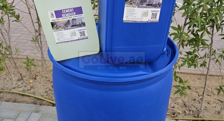 Cement Remover for Ready-Mix Trucks, Mixers, Concrete Plant, Batching Plants – 5L, 20L, 200L Supplier in Abu Dhabi