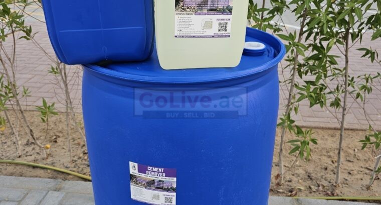 Cement Remover for Ready-Mix Trucks, Mixers, Concrete Plant, Batching Plants – 5L, 20L, 200L Supplier in Saudi Arabia