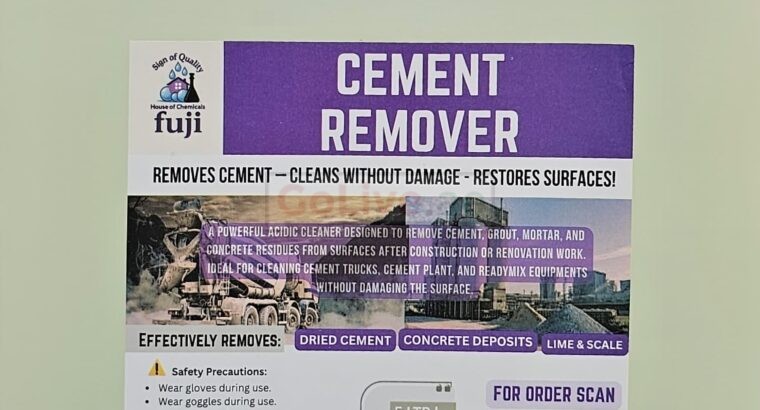 Heavy-Duty Cement Scale Remover and Concrete Residue Cleaner Supplier in Dubai