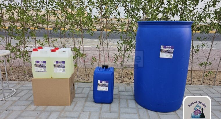 Cement Remover for Ready-Mix Trucks, Mixers, Concrete Plant, Batching Plants – 5L, 20L, 200L Supplier in Dubai