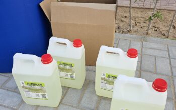 Concrete Plants, Concrete pumps, Cement Readymix Trucks Cleaning Chemical in Dammam – Riyadh – Saudi Arabia – Fuji Cement Scale Remover
