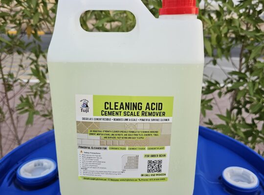Concrete Plants, Concrete pumps, Cement Readymix Trucks Cleaning Chemical in Dubai – Fuji Cement Scale Remover