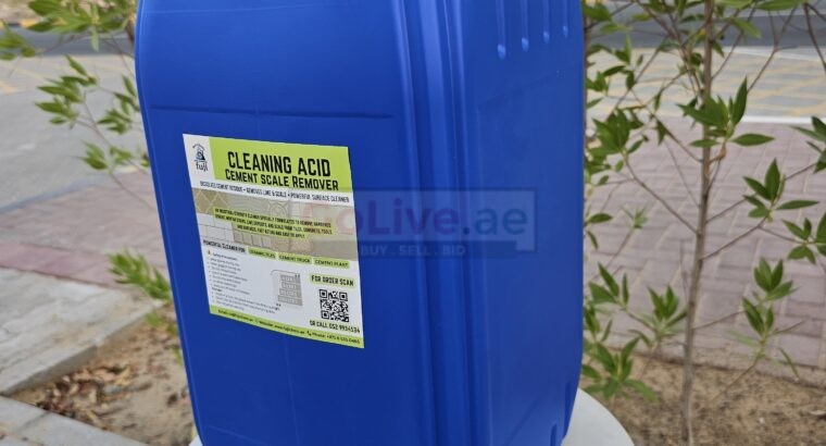 Ready Mix Concrete Trucks Cleaning Chemical in Oman – Fuji Cleaning Acid Cement Scale Remover