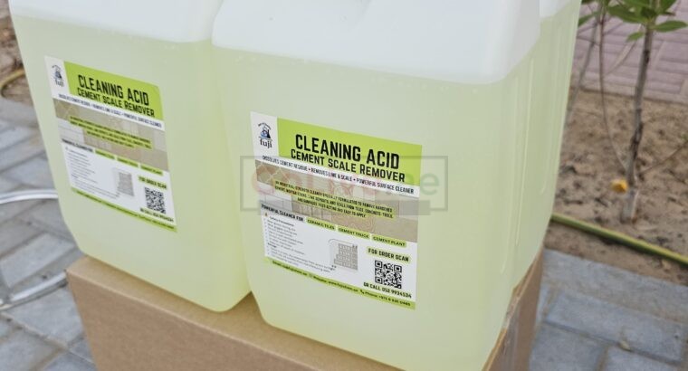 Ready Mix Concrete Trucks Cleaning Chemical in Dammam – Riyadh – Saudi Arabia – Fuji Cleaning Acid Cement Scale Remover