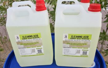 Concrete Plants, Concrete pumps, Cement Readymix Trucks Cleaning Chemical in Ajman – Ras al Khaimah – Umm al Quwain – Fujairah – Fuji Cement Scale Remover