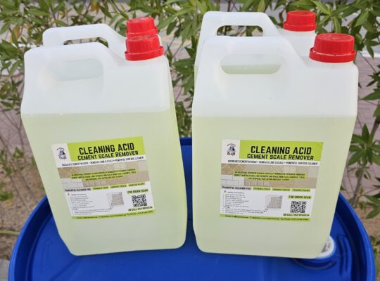 Concrete Plants, Concrete pumps, Cement Readymix Trucks Cleaning Chemical in Ajman – Ras al Khaimah – Umm al Quwain – Fujairah – Fuji Cement Scale Remover