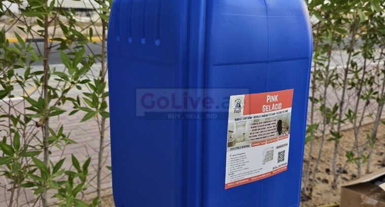 Water tanks Cleaning Chemical in Fujairah ( Fuji Pink GelAcid Cleaner )