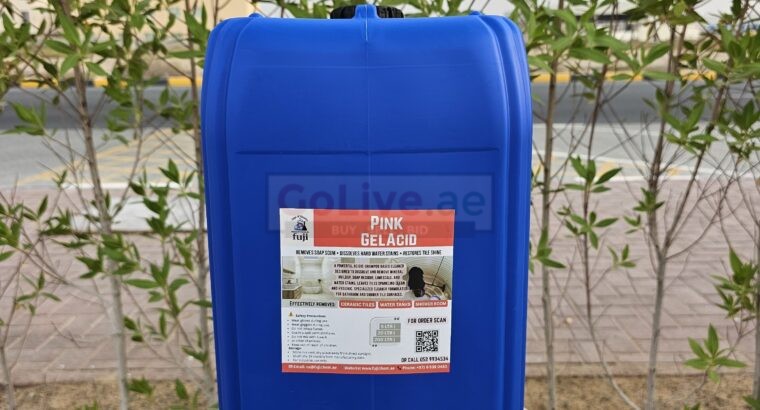 Heavy-Duty Fuji GelAcid Cleaner for Tiles and Showers – Sharjah, Ajman, Umm al Quwain Supply