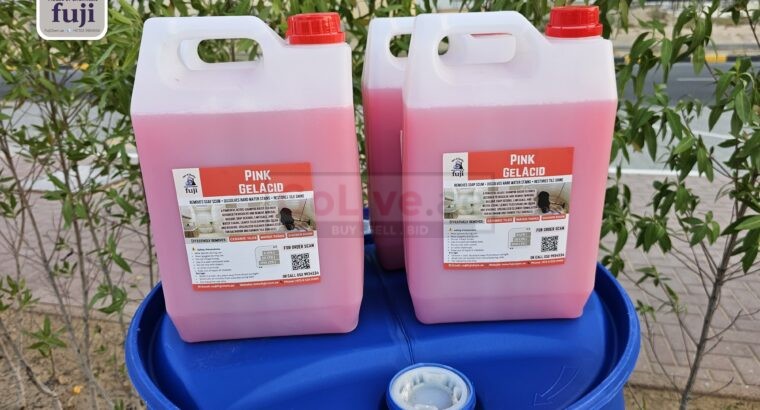 Fuji Pink GelAcid – Heavy-Duty Water Tank Descaler and Cleaner UAE ( Fuji Pink GelAcid Cleaner )
