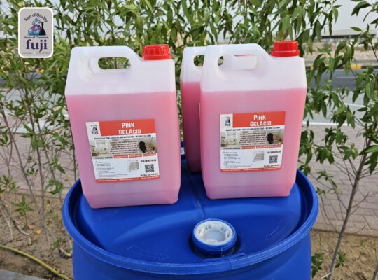 Water tanks Cleaning Chemical in Dubai ( Fuji Pink GelAcid Cleaner )