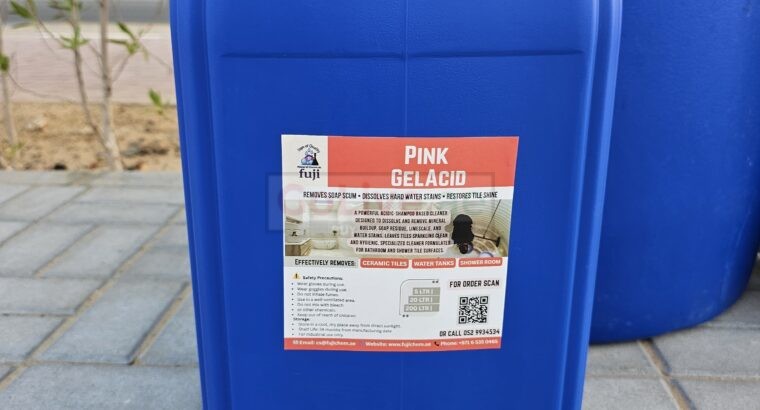 Restore Your Water Tank with Fuji Pink GelAcid – Tough on Stains, Easy to Rinse