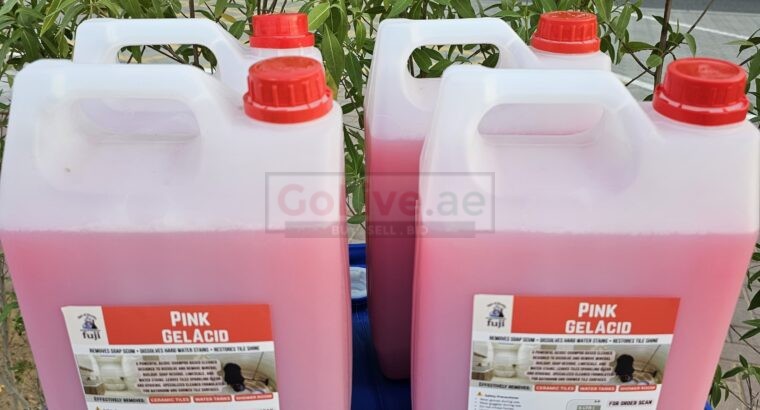 Water tanks Cleaning Chemical in Abu Dhabi ( Fuji Pink GelAcid Cleaner )