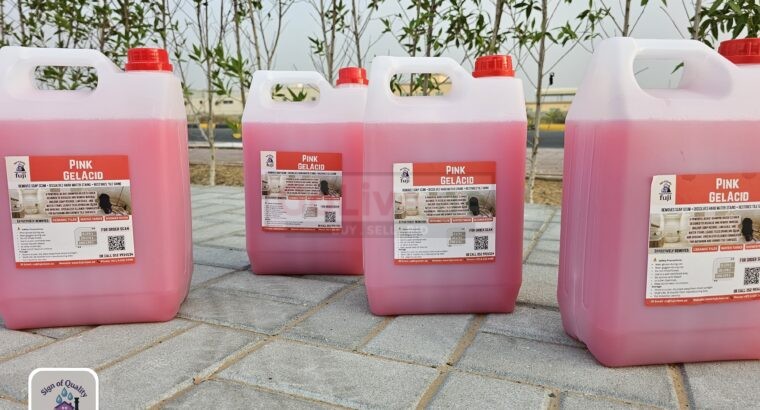 Fuji GelAcid | Heavy-Duty Tile Descaler for Shower Rooms | GelAcid Cleaner for Tiles and Bathrooms | Dubai Supply