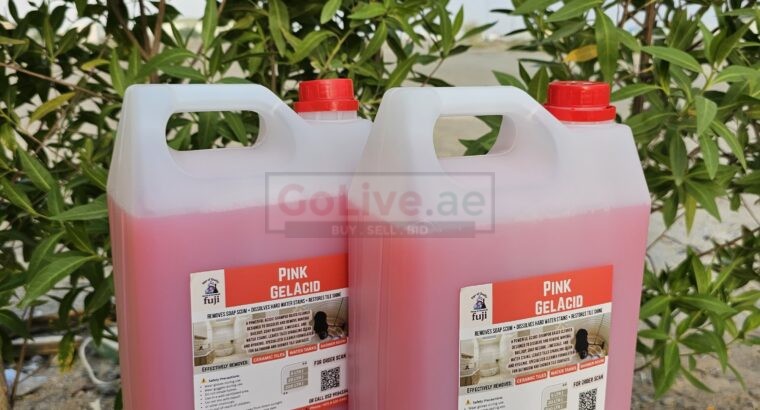 Fuji Pink GelAcid Cleaner – Deep Cleaning Solution for Bathroom Walls, Floors and Tiles in Kuwait
