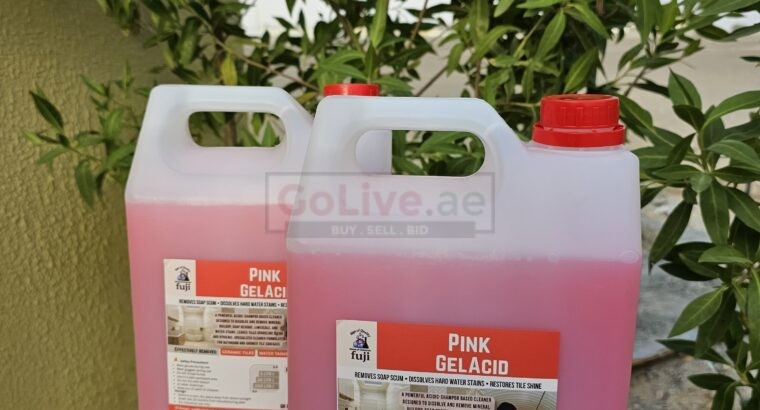 Fuji GelAcid | Heavy-Duty Tile Descaler for Shower Rooms | GelAcid Cleaner for Tiles and Bathrooms | Dubai Supply