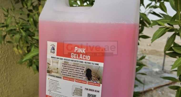 Water tanks Cleaning Chemical in Ajman ( Fuji Pink GelAcid Cleaner )