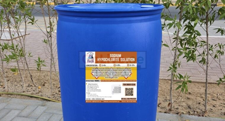 Sodium Hypochlorite Solution – Textile Grade Chemical Supplier in Al Ain