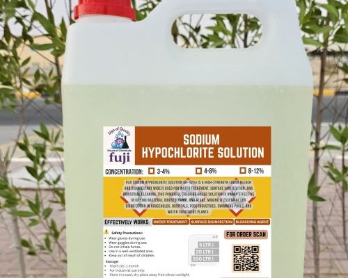 Sodium Hypochlorite Solution 6 % to 8 % – Cleaning and Sanitization Chemical Supplier in UAE