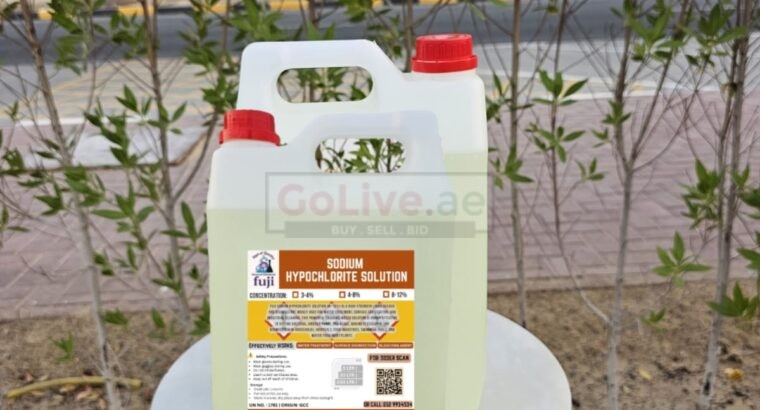Sodium Hypochlorite Solution – Fabric Bleach – Laundry Grade Chemicals Supplier in Oman