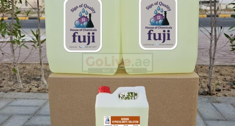 Sodium Hypochlorite Solution 8% to 12% – Water Treatment Chemical Supplier in Saudi Arabia