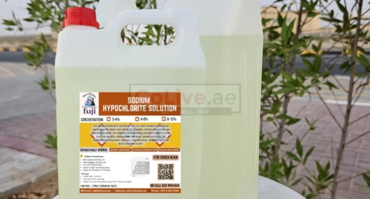 Sodium Hypochlorite Solution – Textile Grade Chemical Supplier in Saudi Arabia