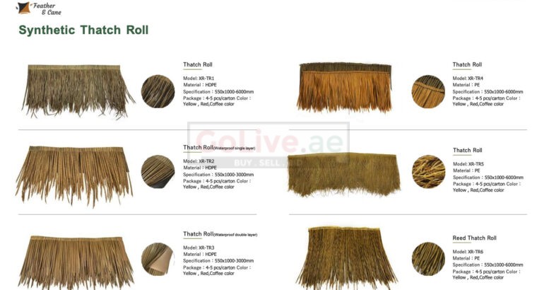 Natural thatch ceiling panels in UAE ( Natural thatch ceiling panels in Al Barsha Dubai )